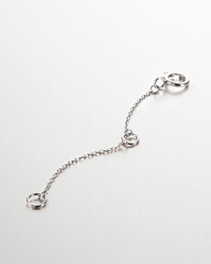 JENNY BIRD 10K White Gold Extender Chain Extender Chain For Women