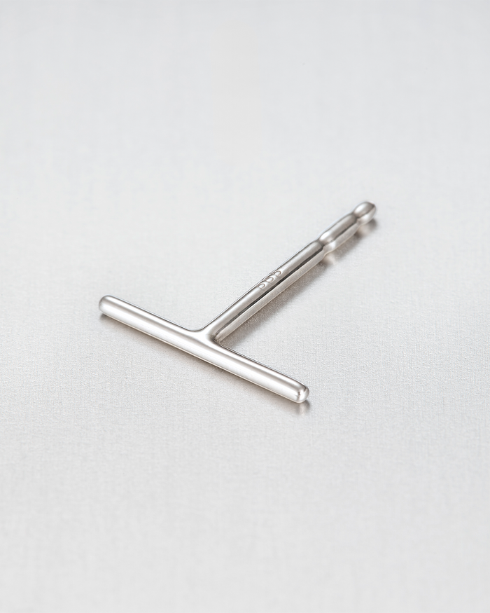 JENNY BIRD 14K White Gold Bar Stud Stud For Women