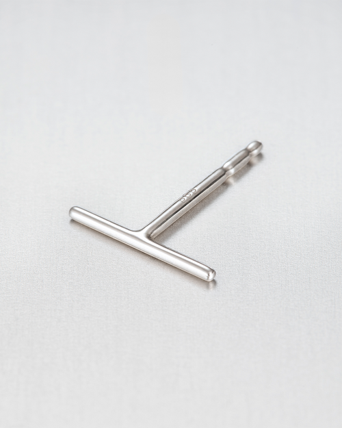 JENNY BIRD 14K White Gold Bar Stud Stud For Women