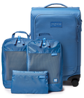 22" Carry On Luggage Packing Cubes Elemental Blue Set