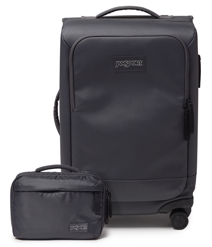 22" Carry On Luggage Tech Organizer Smokey Grit Set