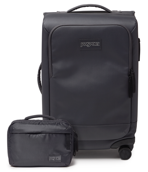 22" Carry On Luggage Tech Organizer Smokey Grit Set
