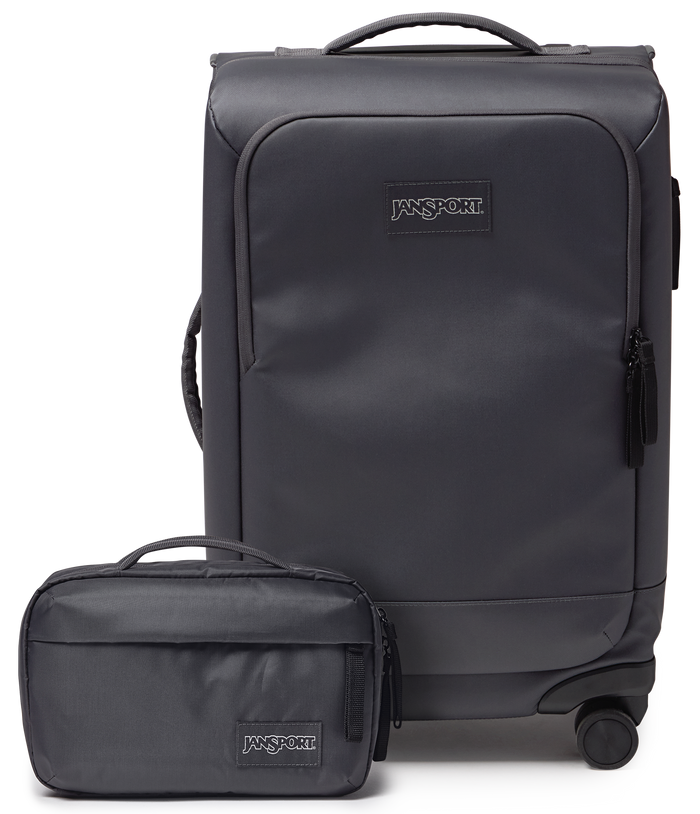22" Carry On Luggage Toiletry Bag Smokey Grit Set