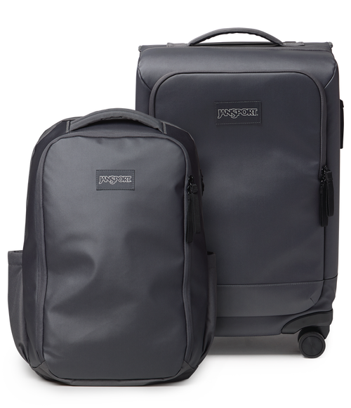 22" Carry On Luggage Travel Pack 30L Smokey Grit Set