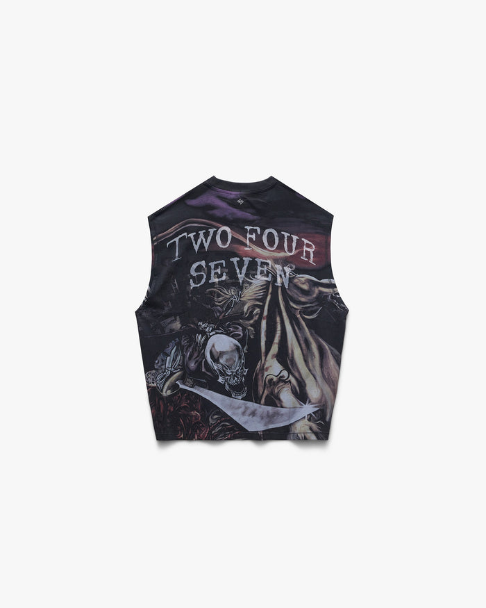 247 x Avenged Sevenfold City Of Evil Tank - Aged Black