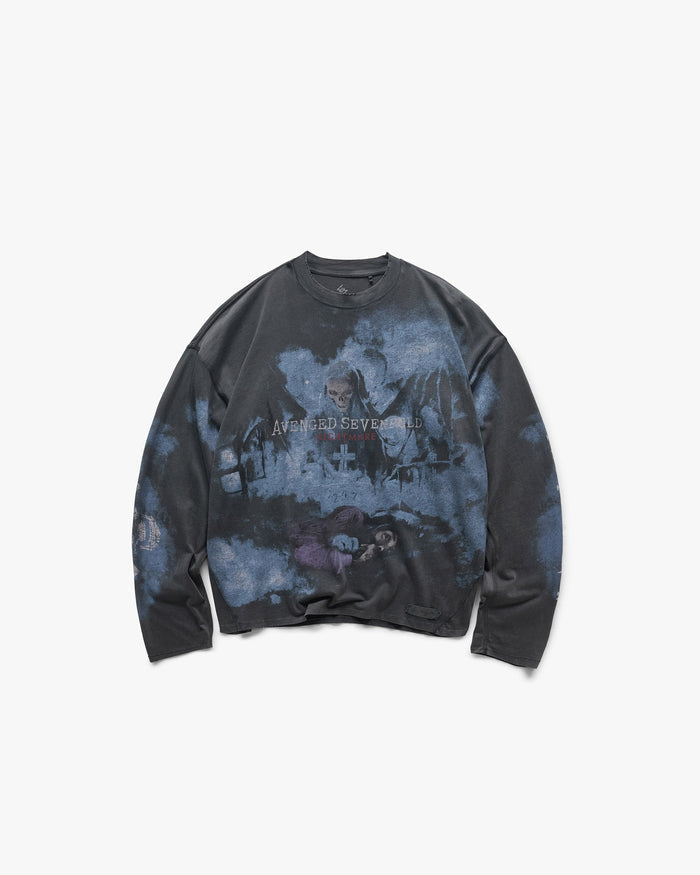 247 x Avenged Sevenfold Nightmare Long Sleeve T-Shirt - Aged Black