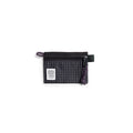 Front View of Topo Designs Accessory Bag "Micro" in "Black / White Grid"