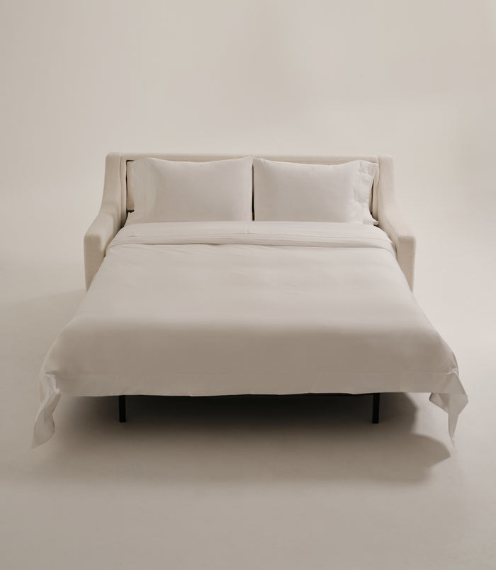 American Leather Silver Sleeper Sheet Set Lifestyle 1