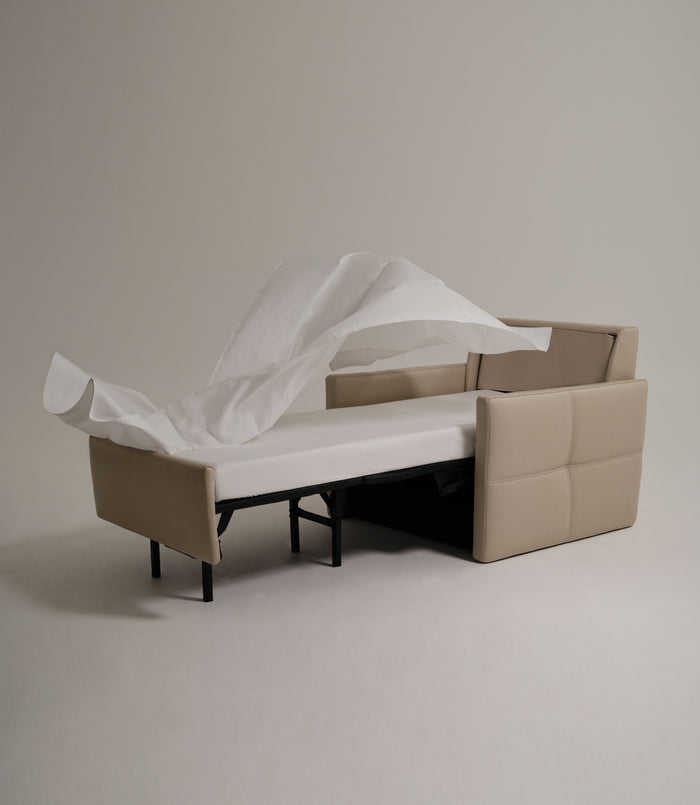 American Leather Silver Sleeper Sheet Set Lifestyle 3