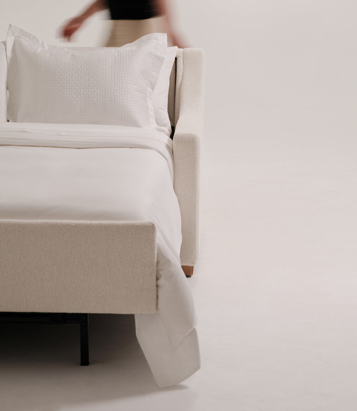 American Leather Silver Sleeper Sheet Set Lifestyle 6