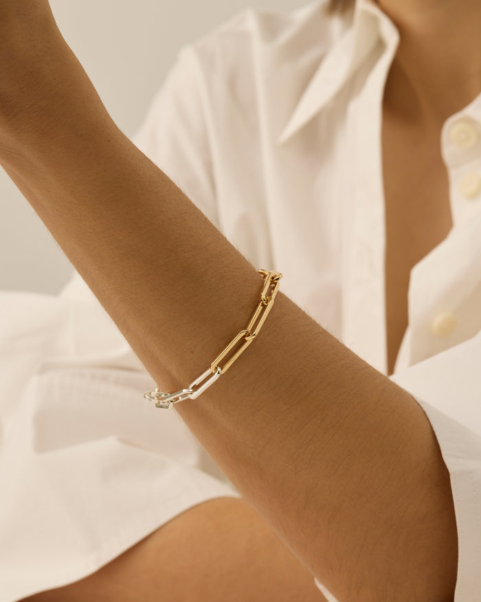 JENNY BIRD Andi Slim Bracelet Two Tone Bracelet For Women