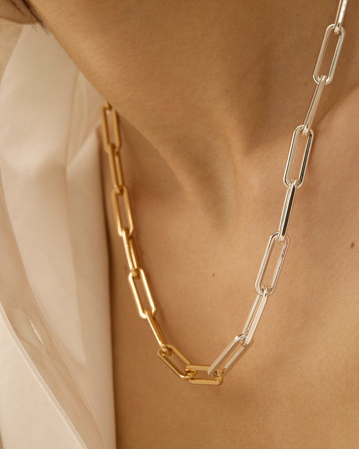 JENNY BIRD Andi Slim Chain Two Tone Chain For Women