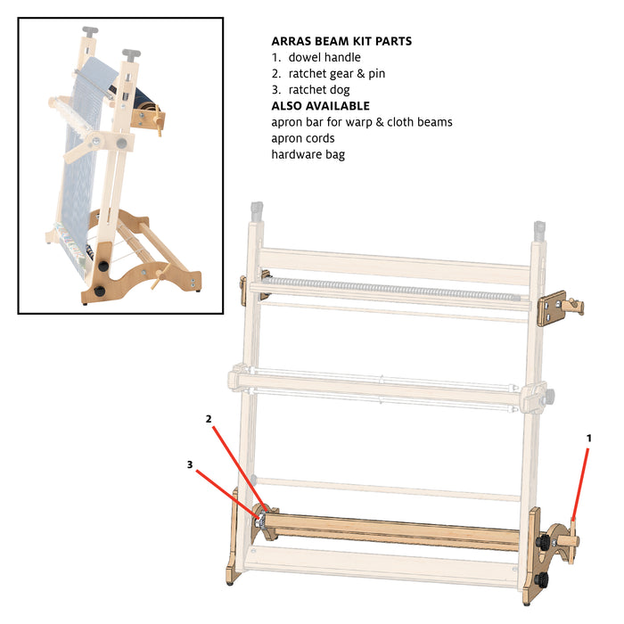 Apron Cords for Cricket Looms and Arras Beam Kits