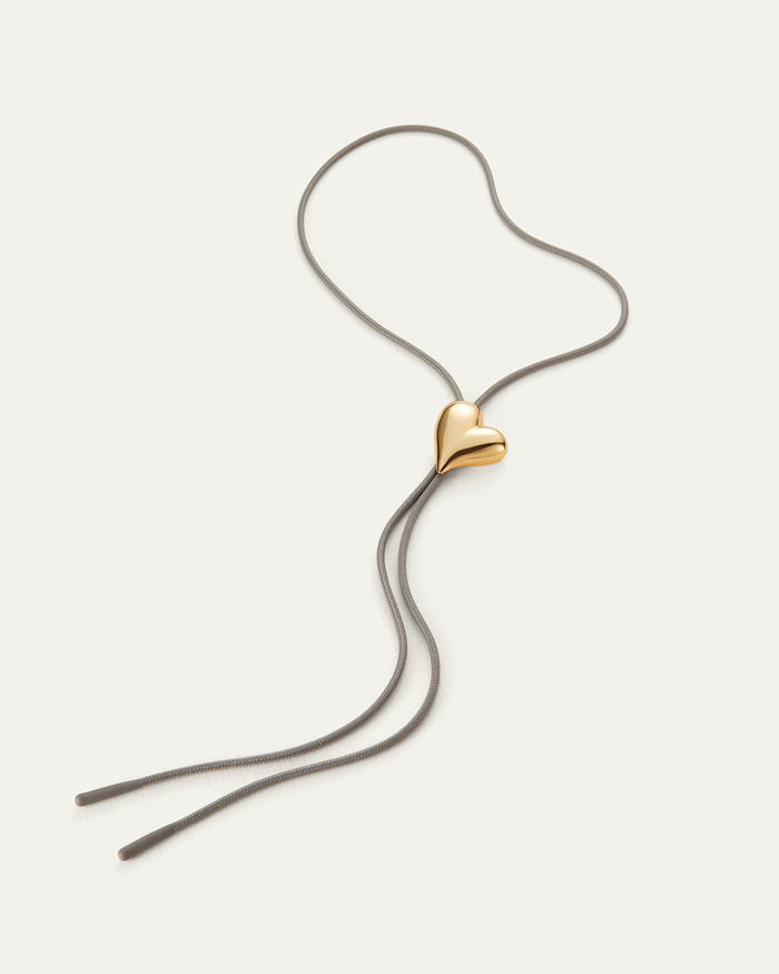 JENNY BIRD Art Heart Bolo Tie Gold Bolo Tie For Women
