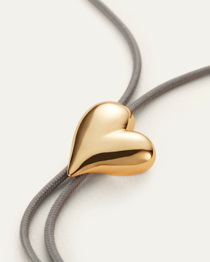 JENNY BIRD Art Heart Bolo Tie Gold Bolo Tie For Women
