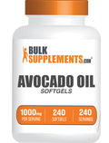 BulkSupplements.com Avocado Oil Softgels 240 ct bottle image