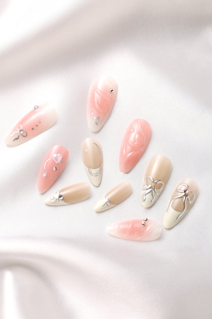 BALLERINA SLIPPER - PRESS-ON NAILS