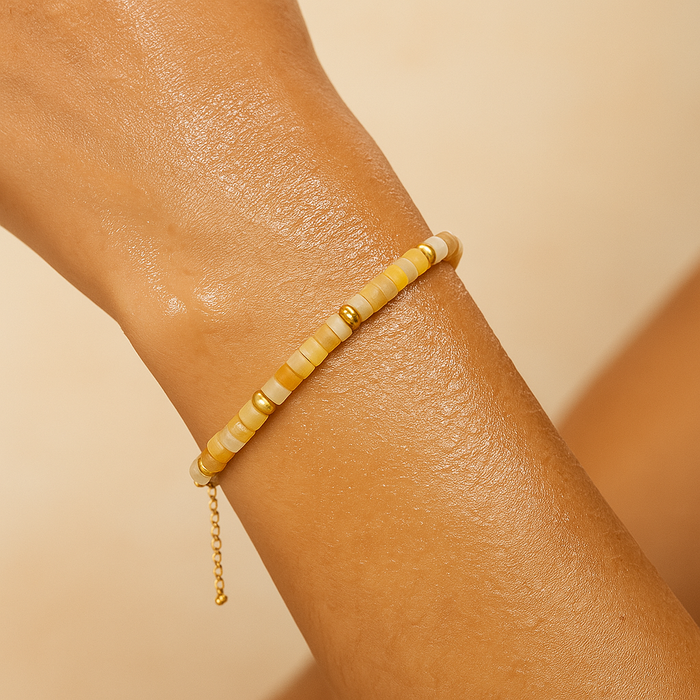 Barrel Beaded Bracelet