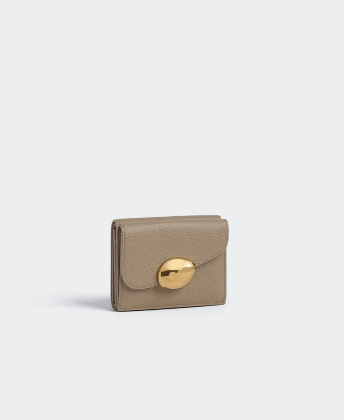 Basalt Trifold Wallet - Taupe Small Leather Goods Cafuné