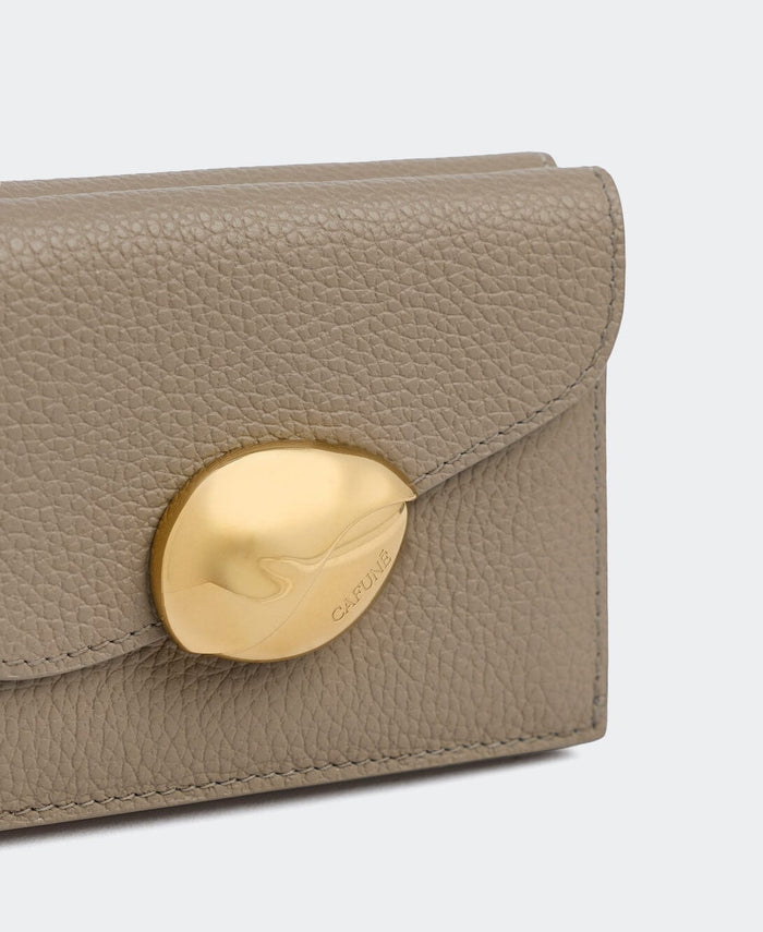 Basalt Trifold Wallet - Taupe Small Leather Goods Cafuné