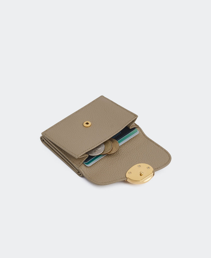 Basalt Trifold Wallet - Taupe Small Leather Goods Cafuné