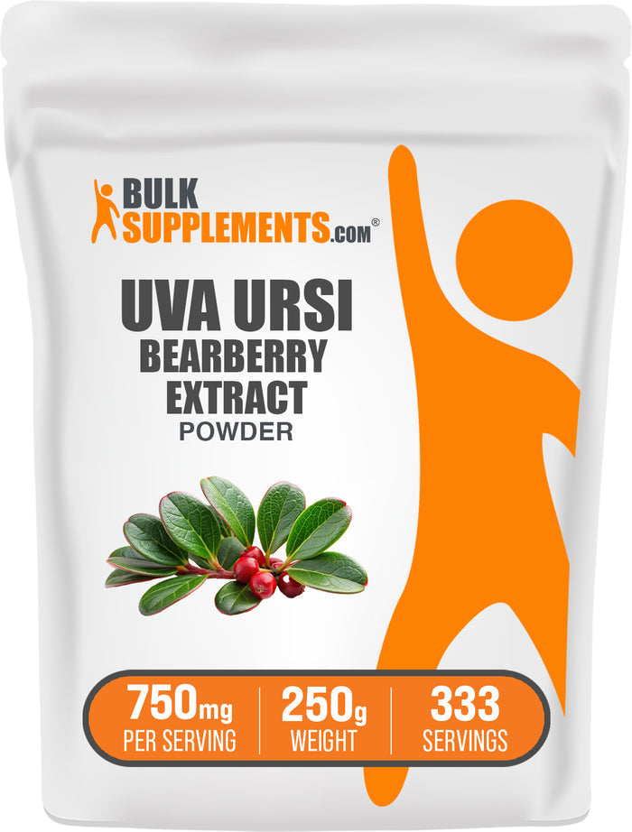 BulkSupplements.com Bearberry Extract Powder 250g bag image