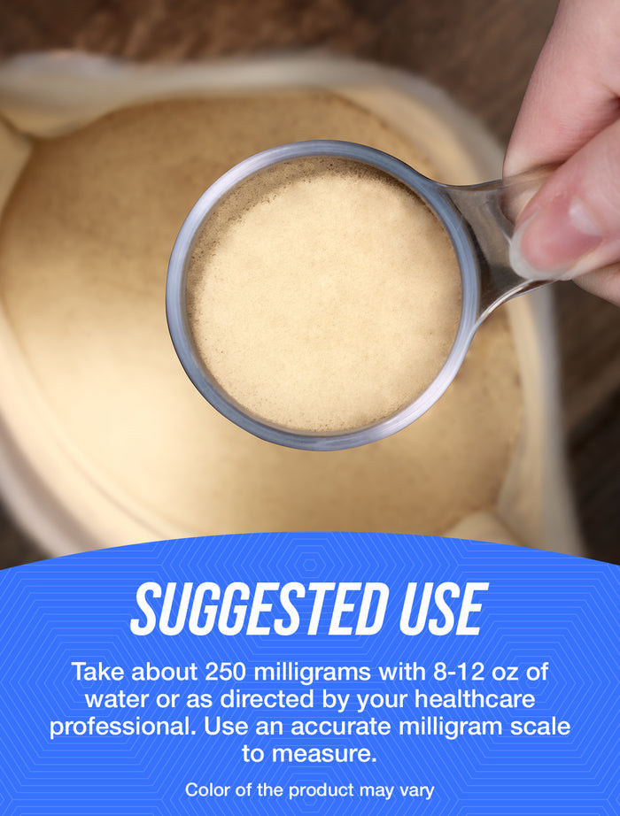 Beta glucan powder suggested use image