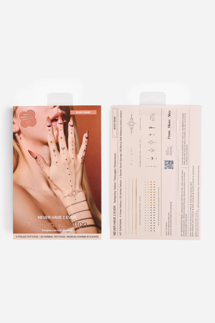 Boho Babe - Temporary Tattoo Set