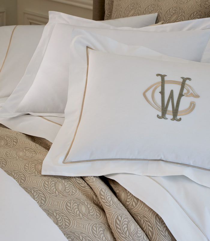 Boutique Embroidered Percale Sham 2