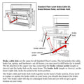 Brake Release Pedals for Standard Floor Loom