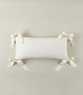 Windsor Stripe Oblong Pillow, Pearl