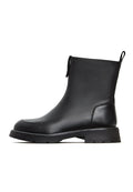 A stylish pair of chunky ankle boots in black, the Wool Penelope, ideal for women's footwear in winter fashion.