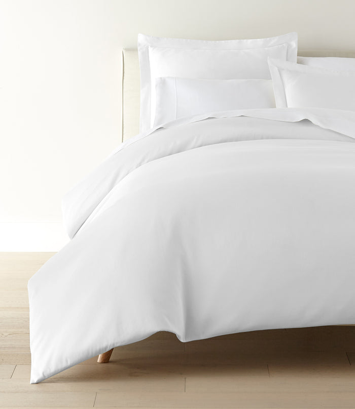 Clara Sateen Duvet Set, White