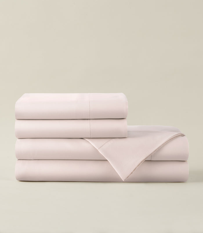 Clara Sateen Sheet Set Blush