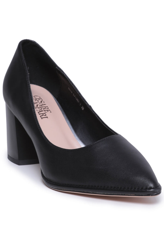 Classic Block Heel Pumps