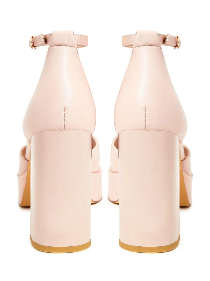A timeless pair of classic beige open toe heels - chic beige high heel sandals for women with a versatile and elegant design.