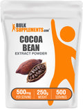 BulkSupplements.com Cocoa Bean Extract Powder 250g bag image