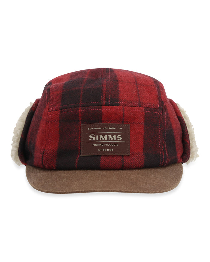 13817-615-Coldweather-Cap-Tabletop-F23-front Red Buffalo Plaid