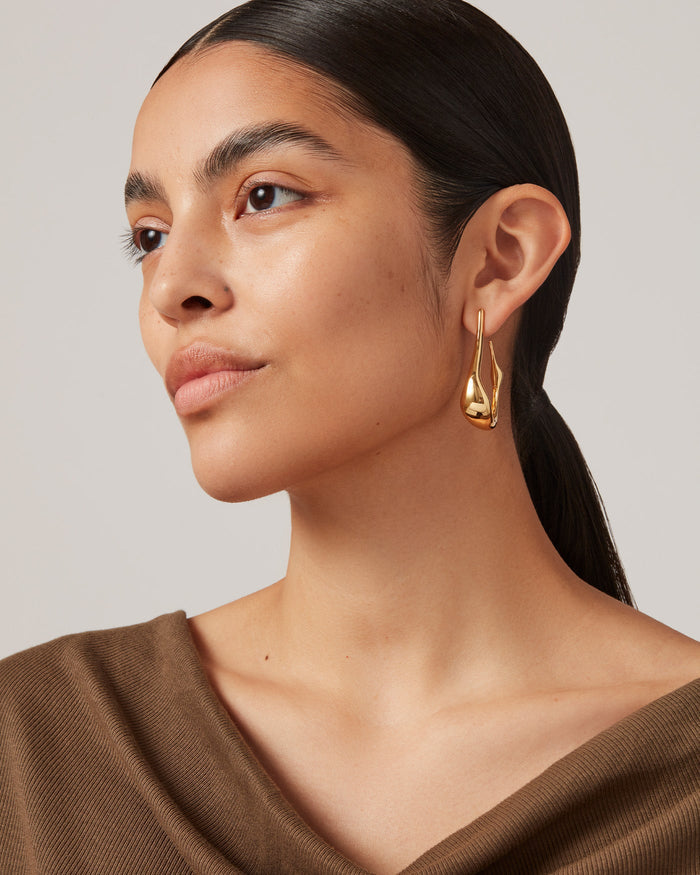 JENNY BIRD Colette Medium Gold Hoop Earrings For Women