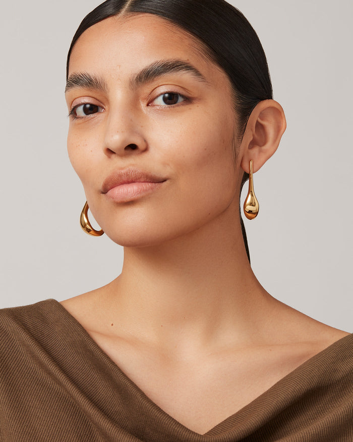 JENNY BIRD Colette Medium Gold Hoop Earrings For Women