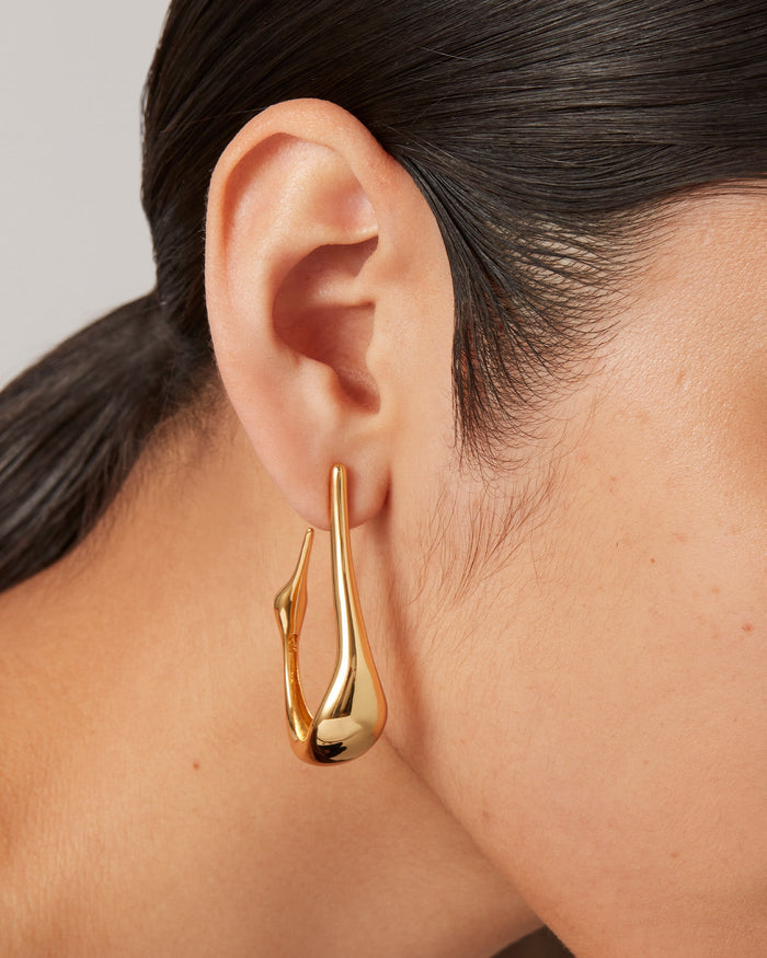 JENNY BIRD Colette Medium Gold Hoop Earrings For Women