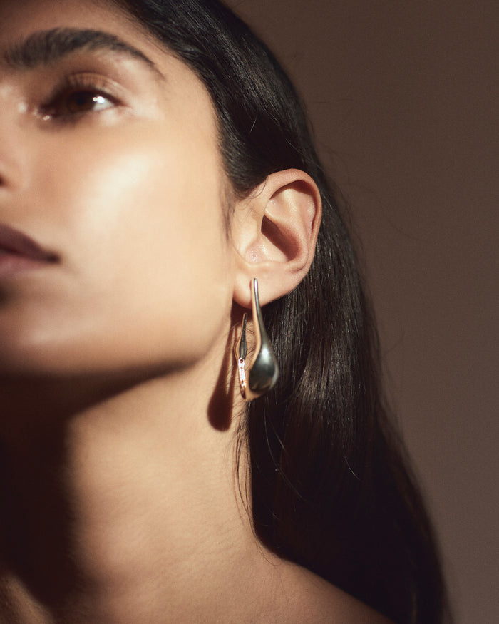 JENNY BIRD Colette Medium Silver Hoop Earrings For Women