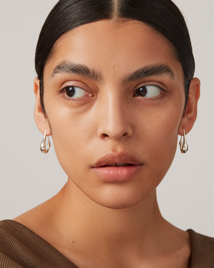 JENNY BIRD Colette Hoop Earrings - Small Silver Hoop Earrings For Women