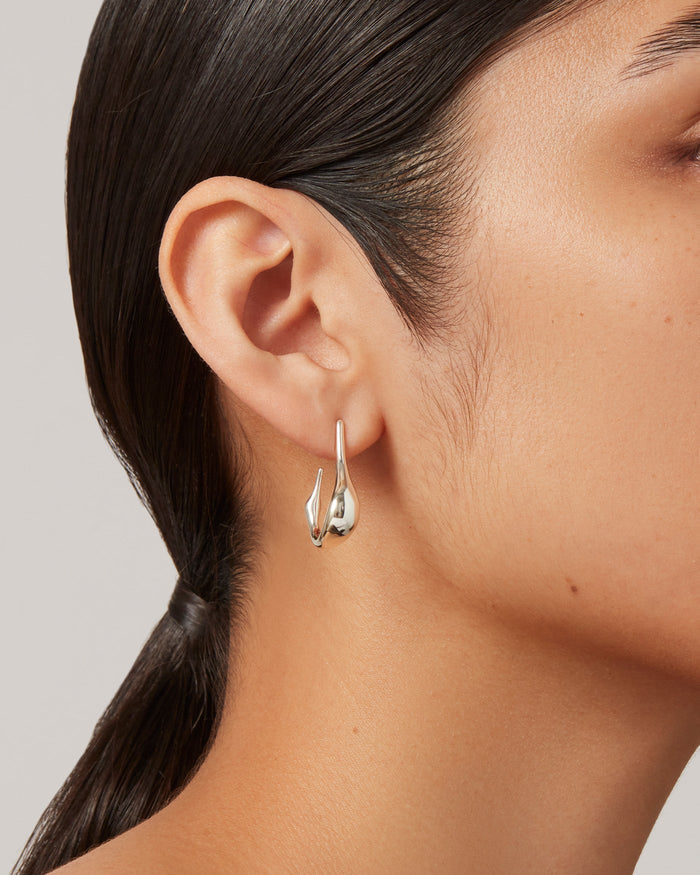 JENNY BIRD Colette Hoop Earrings - Small Silver Hoop Earrings For Women