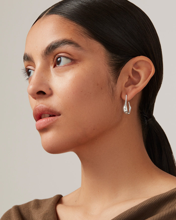 JENNY BIRD Colette Hoop Earrings - Small Silver Hoop Earrings For Women