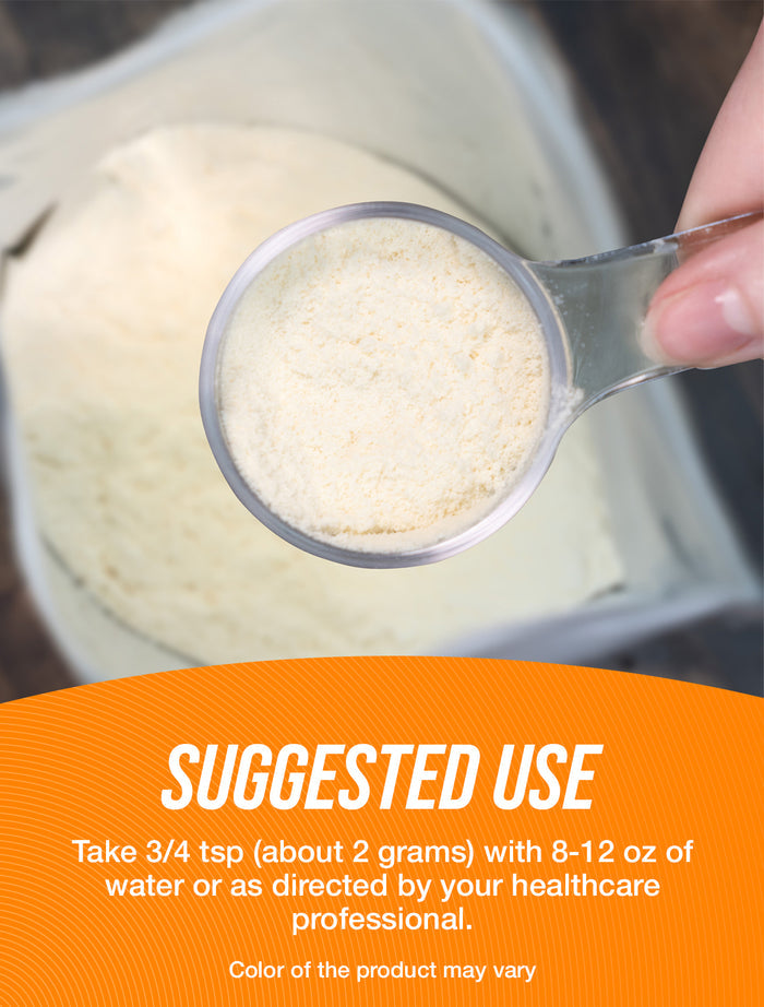 Conjugated Linoleic Acid (CLA) powder suggested use image