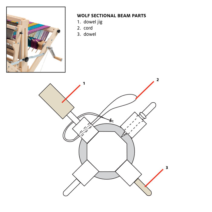 Cords for Wolf & SFL Sectional Beams, 5 pack