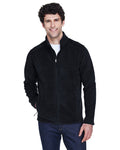 Core 365 88190T Men's Tall Journey Fleece Jacket - Ninja Transfers
