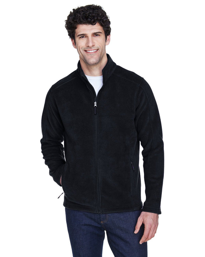 Core 365 88190T Men's Tall Journey Fleece Jacket - Ninja Transfers