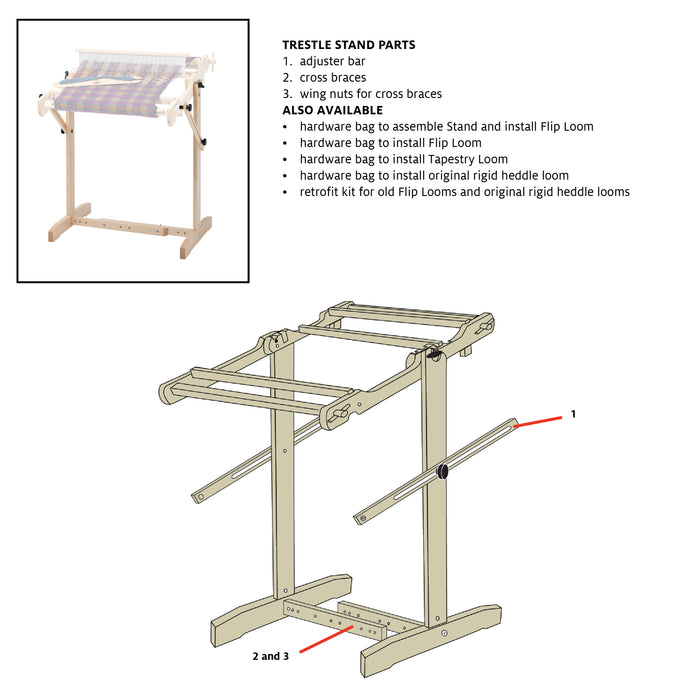 Cross Brace for Trestle Stand
